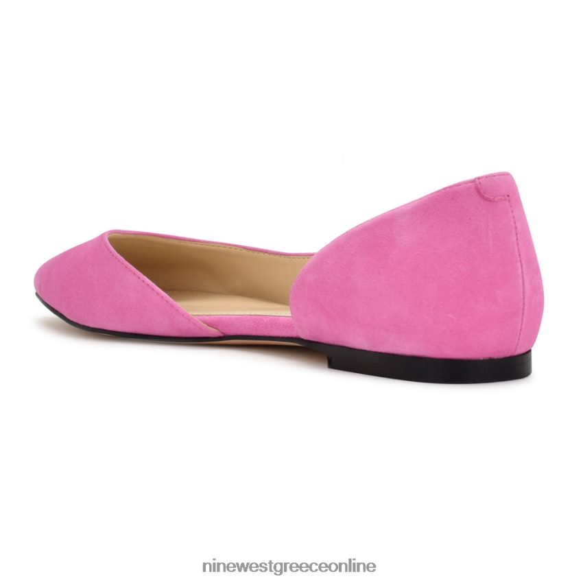 Nine West blaha d'orsay διαμερίσματα νέον ροζ σουέτ 48BFPH887