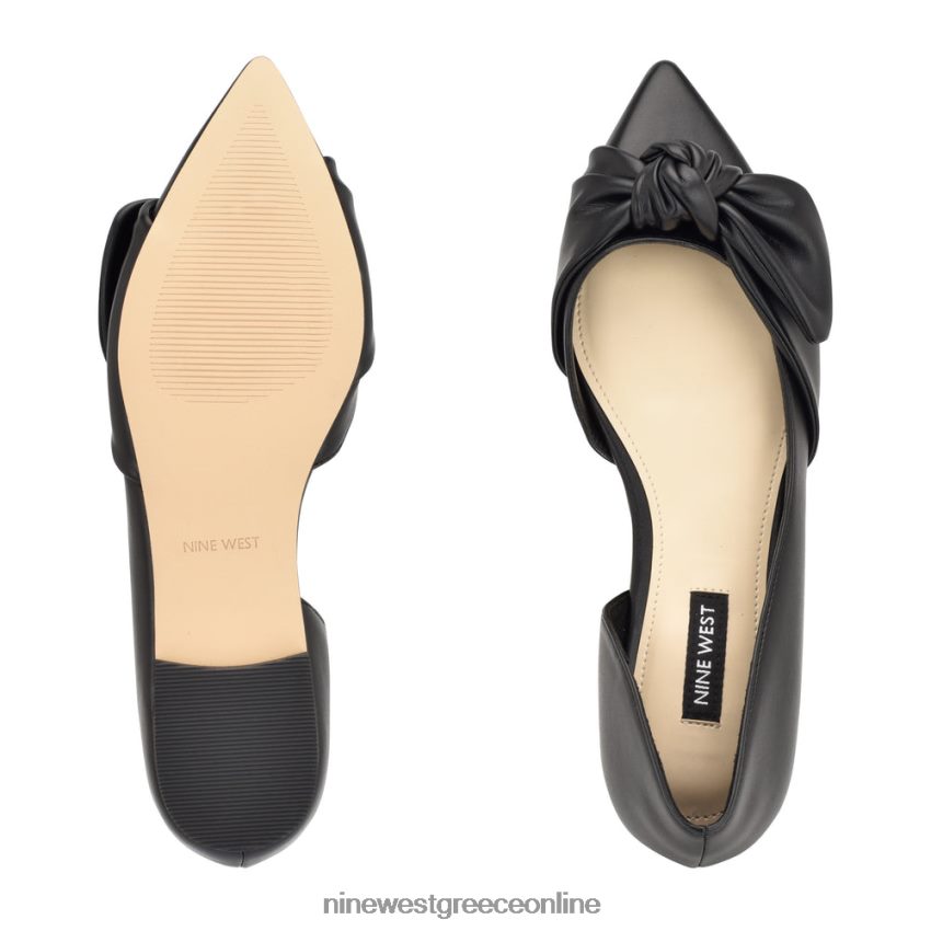 Nine West bannie d'orsay flats μαύρος 48BFPH2271