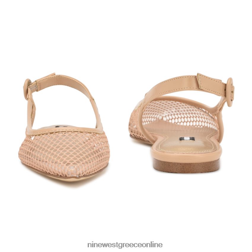 Nine West διχτυωτές πλάτες slingback ζεστό ρουζ/διαφανές 48BFPH2303