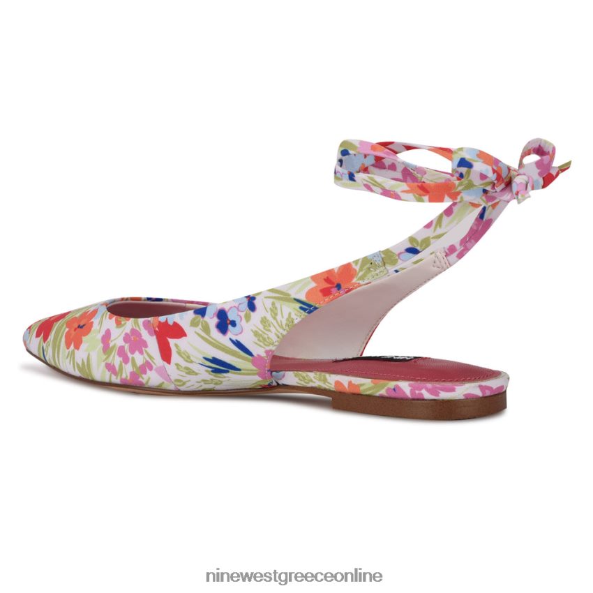 Nine West bop αστράγαλο wrap μυτερά toe flats48BFPH1919