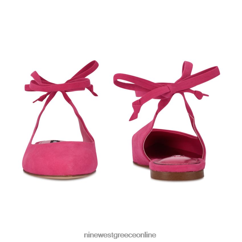 Nine West bop αστράγαλο wrap μυτερά toe flats48BFPH1920