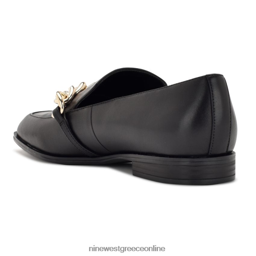 Nine West onxe slip-on loafers μαύρο δέρμα 48BFPH2158