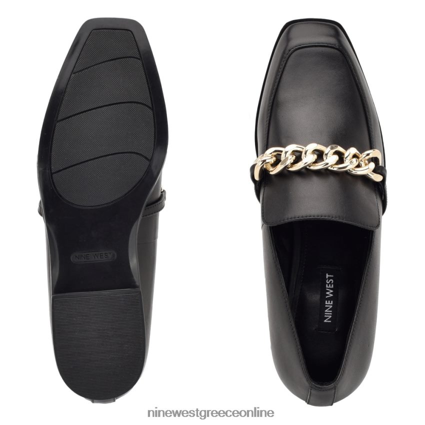 Nine West onxe slip-on loafers μαύρο δέρμα 48BFPH2158