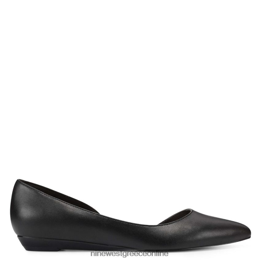 Nine West saige d'orsay flats μαύρος 48BFPH2278