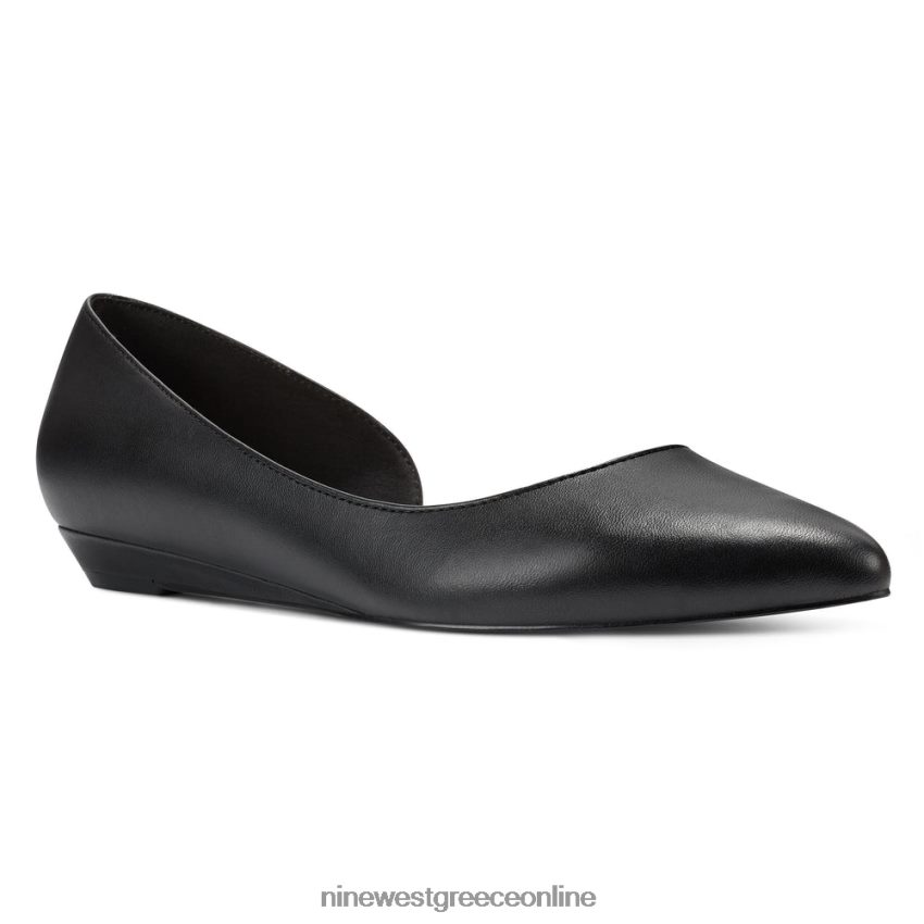 Nine West saige d'orsay flats μαύρος 48BFPH2278