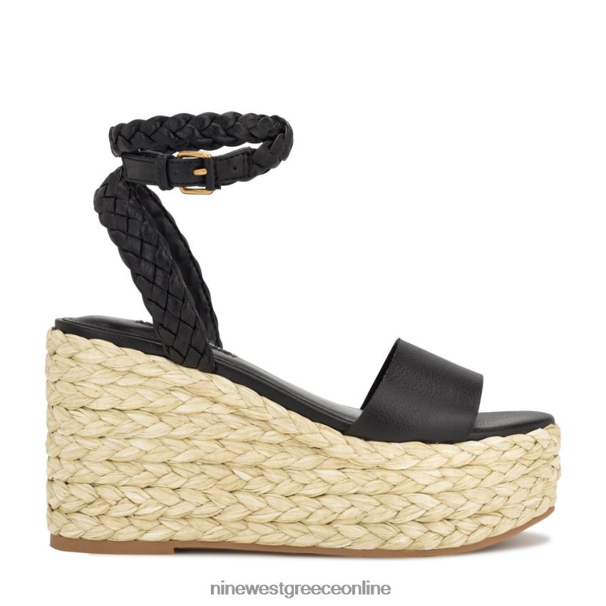 Nine West σανδάλια με σφήνα εσπαντρίγια μαύρος 48BFPH754 - Κάντε κλικ στην εικόνα για κλείσιμο