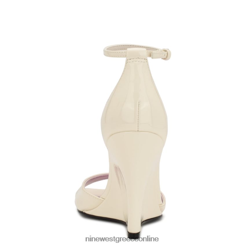 Nine West σανδάλια halena wedge chic cream πατέντα 48BFPH1719