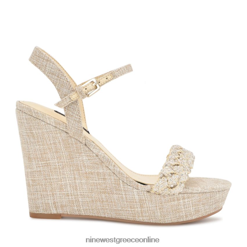 Nine West σανδάλια halora wedge ελαφρύ φυσικό 48BFPH759 - Κάντε κλικ στην εικόνα για κλείσιμο