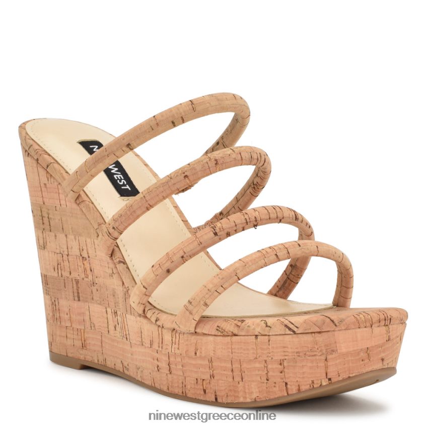 Nine West σφηνά σανδάλια εσπαντρίγιας haloway φυσικός 48BFPH675