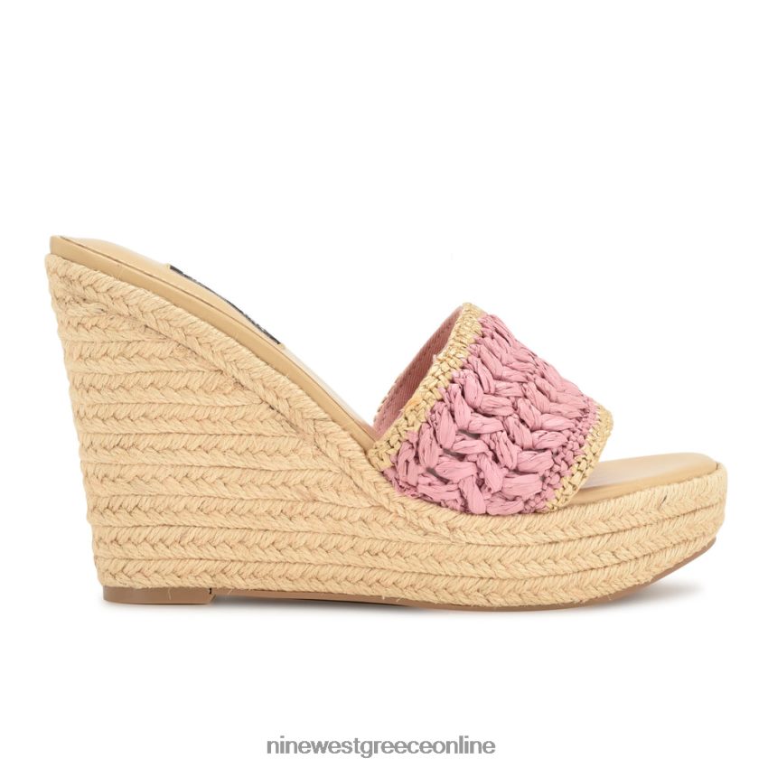 Nine West εσπαντρίγια holand wedge σανδάλια ροζ 48BFPH660