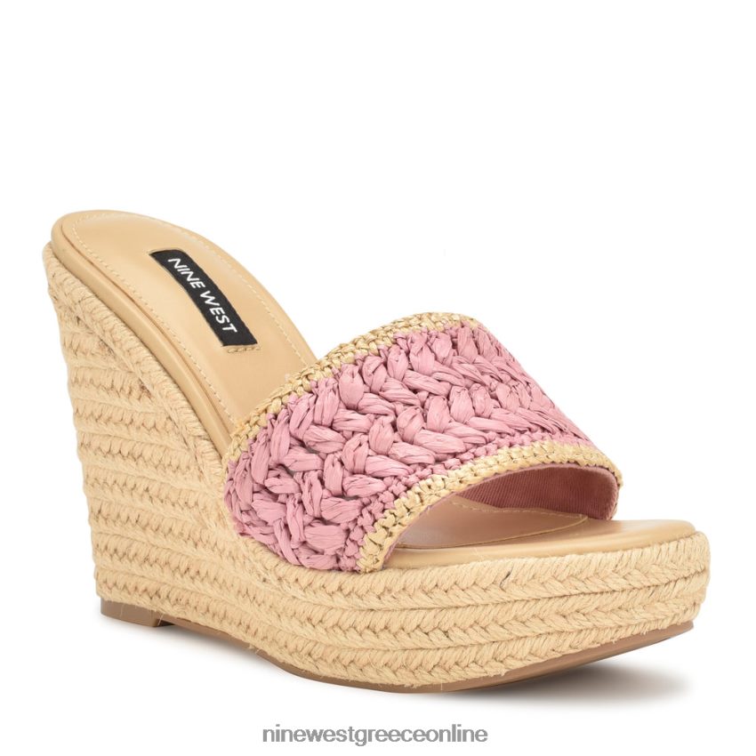 Nine West εσπαντρίγια holand wedge σανδάλια ροζ 48BFPH660