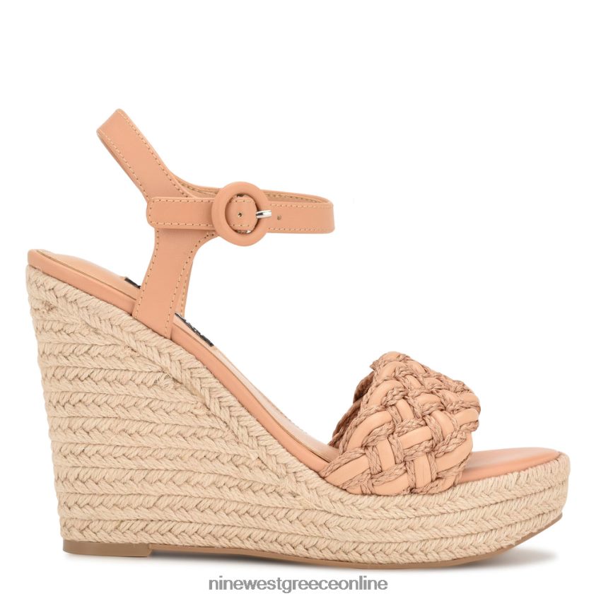 Nine West σανδάλια hosana espadrille wedge σκούρο ρουζ 48BFPH747