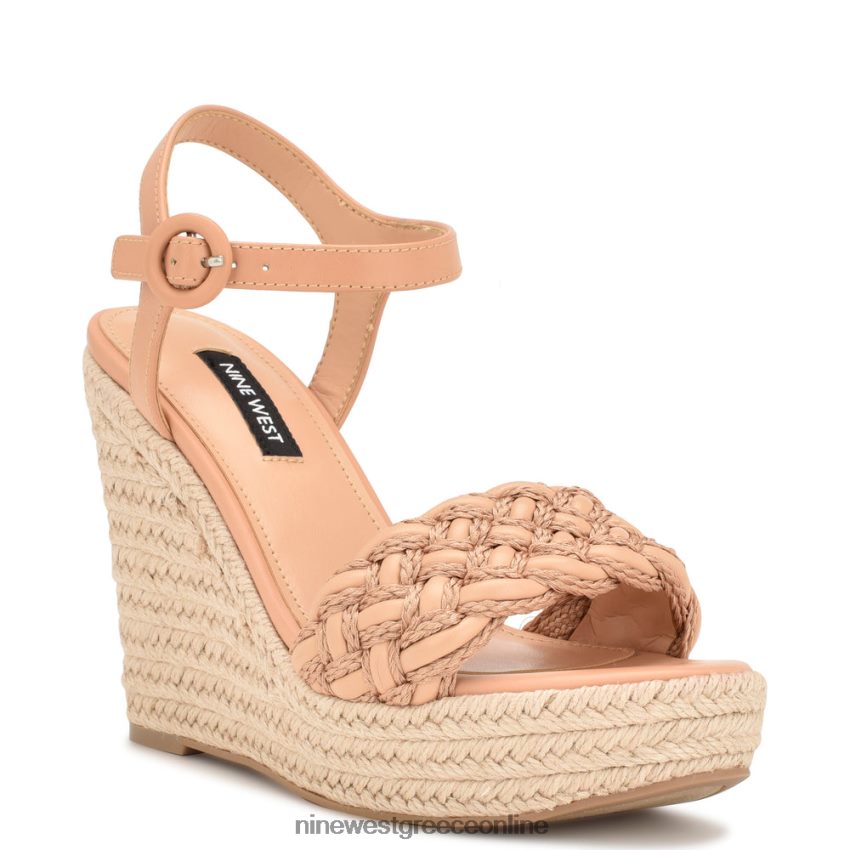 Nine West σανδάλια hosana espadrille wedge σκούρο ρουζ 48BFPH747