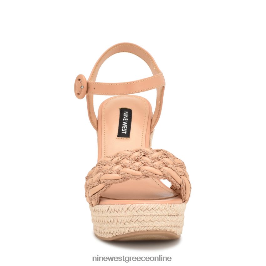 Nine West σανδάλια hosana espadrille wedge σκούρο ρουζ 48BFPH747