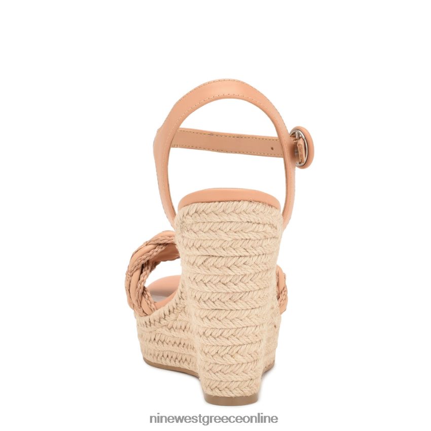 Nine West σανδάλια hosana espadrille wedge σκούρο ρουζ 48BFPH747