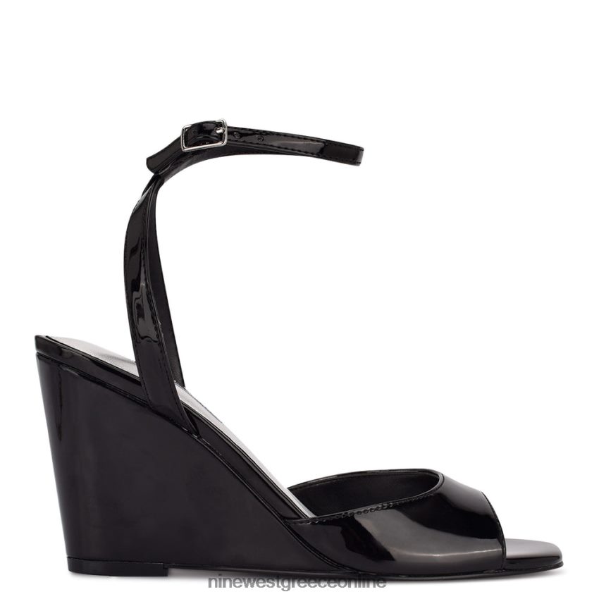 Nine West nevr λουράκι στον αστράγαλο wedge σανδάλια μαύρος 48BFPH789 - Κάντε κλικ στην εικόνα για κλείσιμο