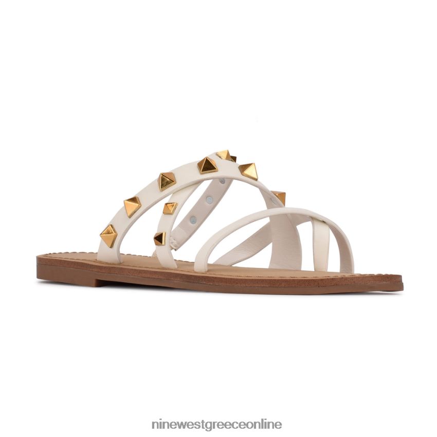 Nine West φλατ πέδιλα cerri άσπρο 48BFPH100