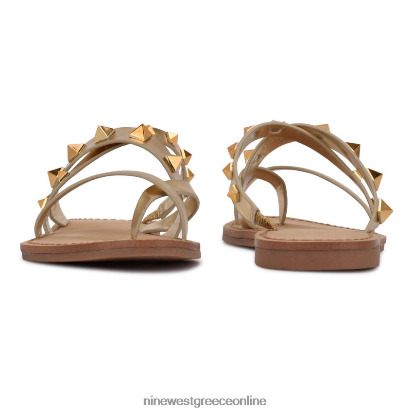 Nine West φλατ πέδιλα cerri πλατίνο 48BFPH101