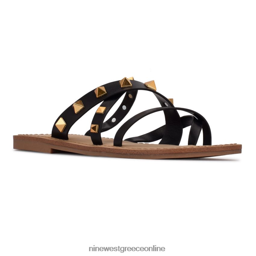 Nine West φλατ πέδιλα cerri μαύρος 48BFPH103