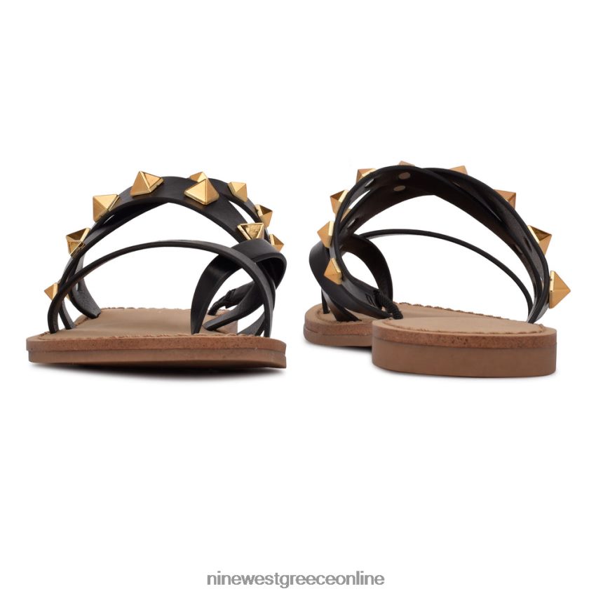 Nine West φλατ πέδιλα cerri μαύρος 48BFPH103