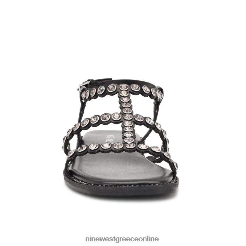 Nine West emely φλατ σανδάλια μαύρος 48BFPH10