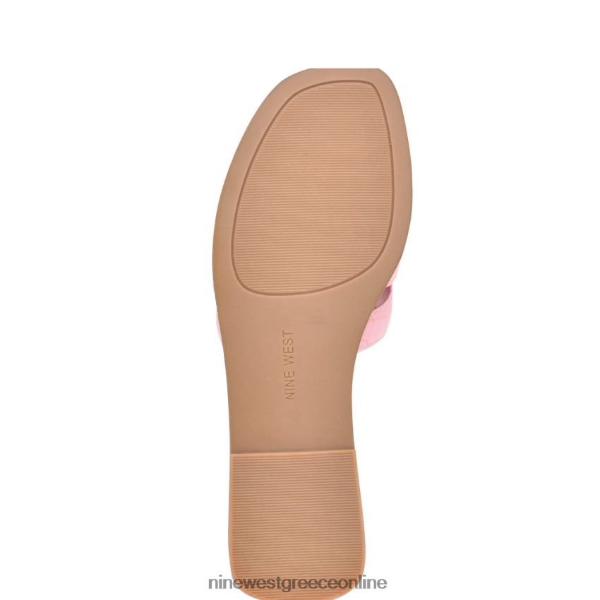 Nine West γερμανικά flat slide σανδάλια μέτριο ροζ κρόκο 48BFPH30