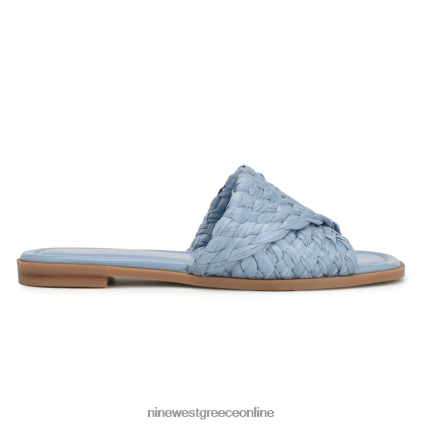 Nine West σανδάλια χαβαχ flat slide μπλε ομίχλη 48BFPH50 - Κάντε κλικ στην εικόνα για κλείσιμο