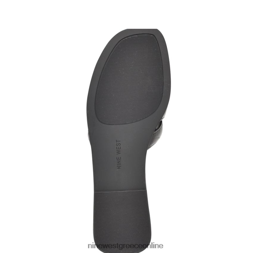 Nine West γερμανικά flat slide σανδάλια jet black 48BFPH32