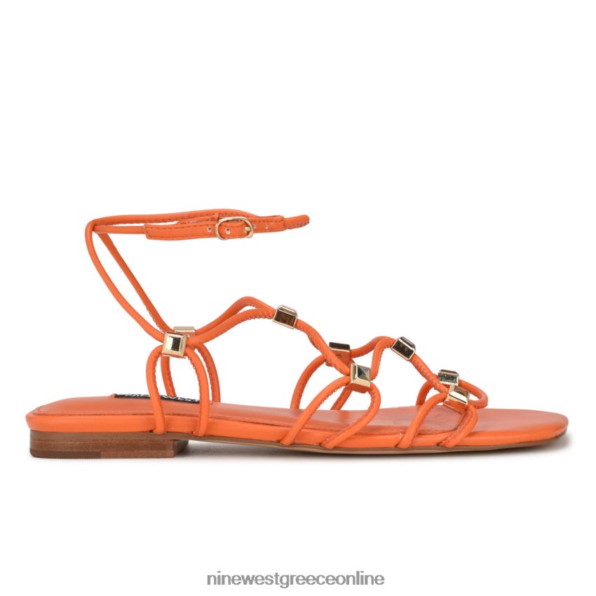 Nine West majah strappy flat σανδάλια πορτοκάλι 48BFPH15 - Κάντε κλικ στην εικόνα για κλείσιμο