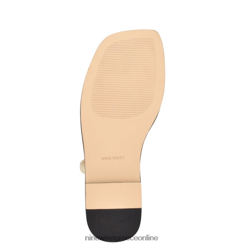 Nine West σανδάλια mavis flat slide μαύρο χρυσό κρύσταλλο 48BFPH4