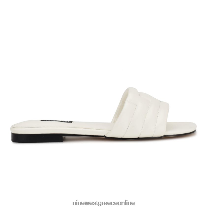 Nine West φλατ πέδιλα menqs slide άσπρο 48BFPH45 - Κάντε κλικ στην εικόνα για κλείσιμο