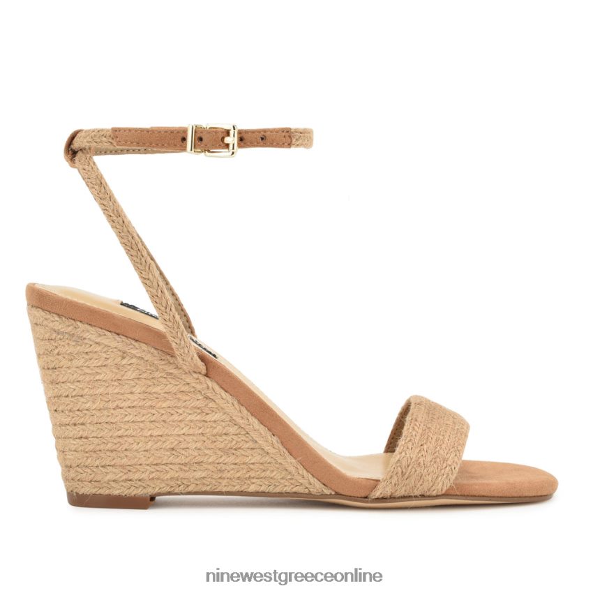 Nine West σανδάλια nile wedge μαύρισμα υφαντό 48BFPH828