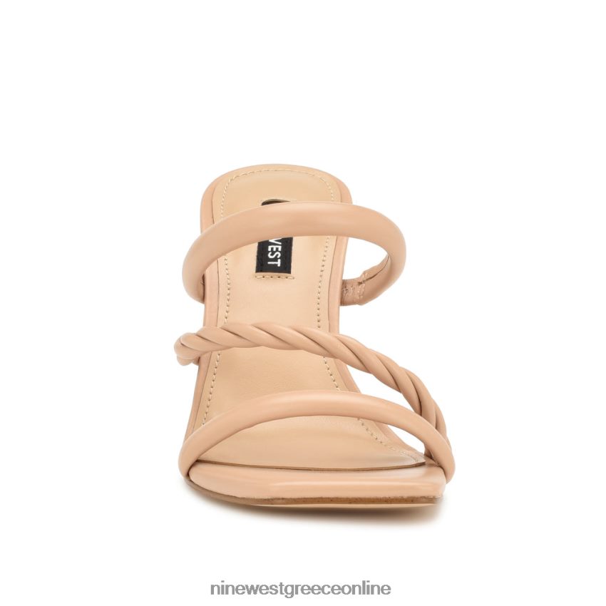 Nine West πέδιλα με τακούνι slide yester ζεστό ρουζ 48BFPH833