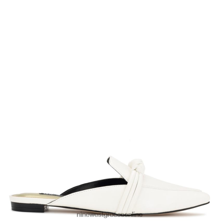 Nine West aliby flat mules άσπρο 48BFPH2106