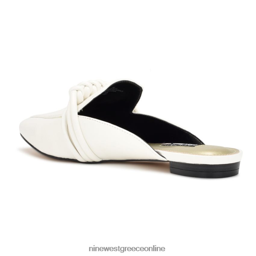 Nine West aliby flat mules άσπρο 48BFPH2106