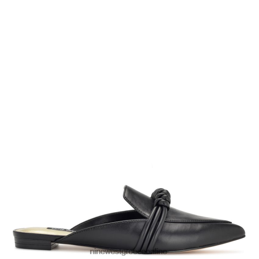 Nine West aliby flat mules μαύρος 48BFPH2107