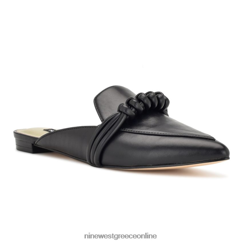 Nine West aliby flat mules μαύρος 48BFPH2107