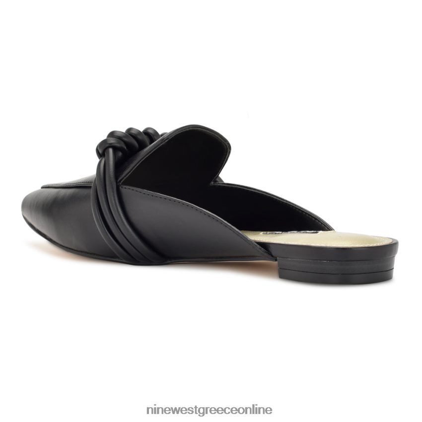 Nine West aliby flat mules μαύρος 48BFPH2107