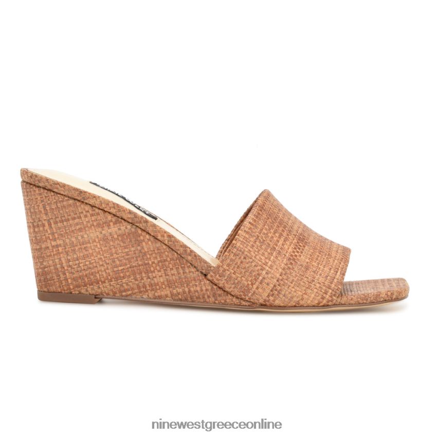 Nine West σανδάλια kerina wedge slide καφέ ράφια 48BFPH657 - Κάντε κλικ στην εικόνα για κλείσιμο