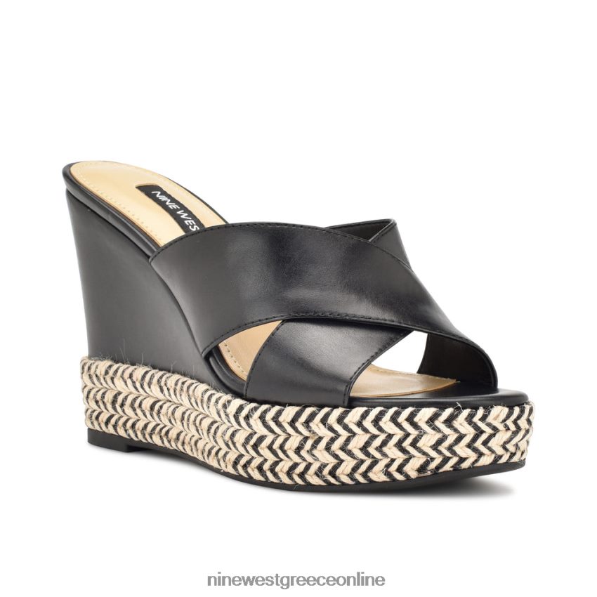 Nine West πέδιλα slide σε αποχρώσεις μαύρος 48BFPH659