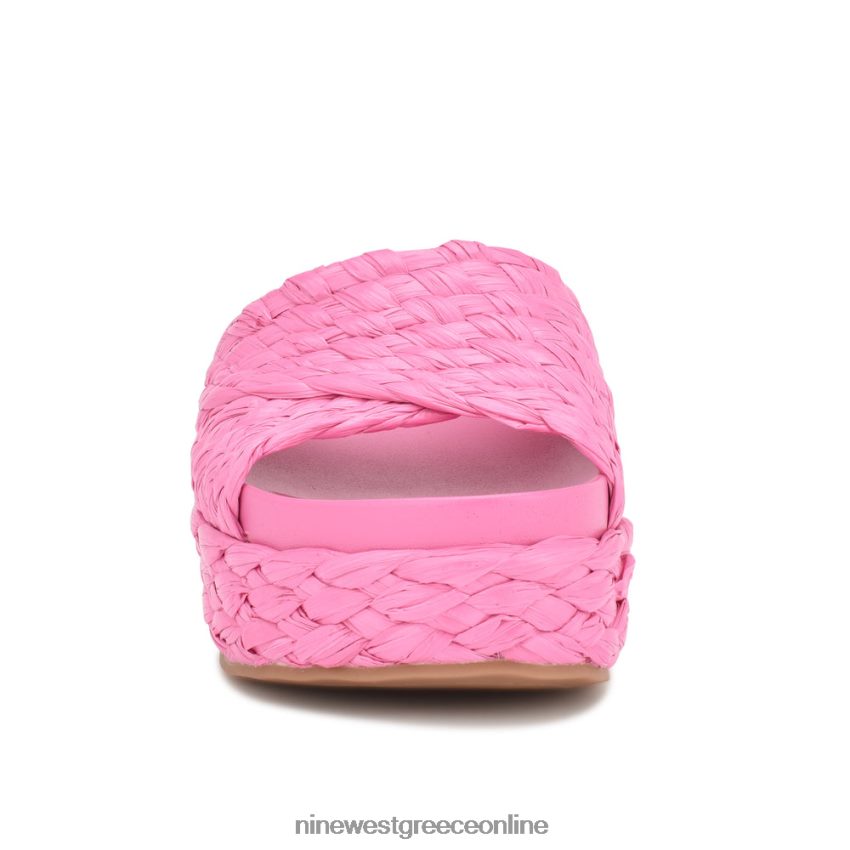 Nine West σανδάλια slide canni espadrille ροζ ράφια 48BFPH646