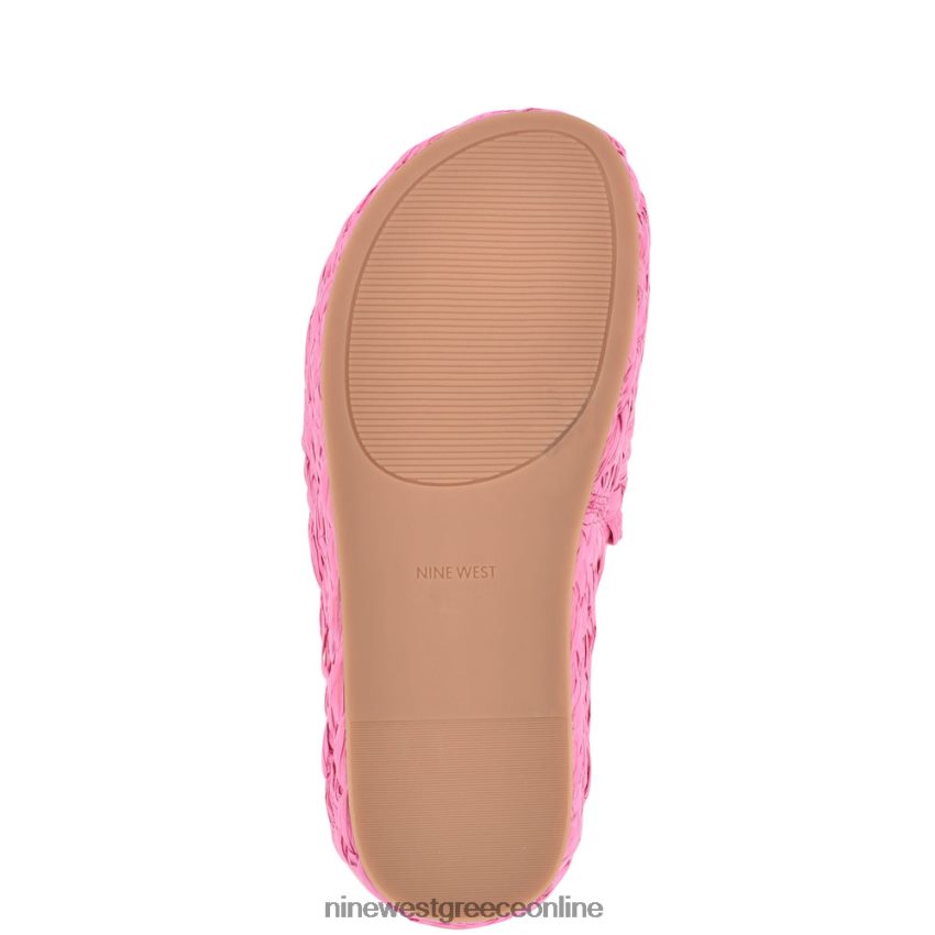 Nine West σανδάλια slide canni espadrille ροζ ράφια 48BFPH646