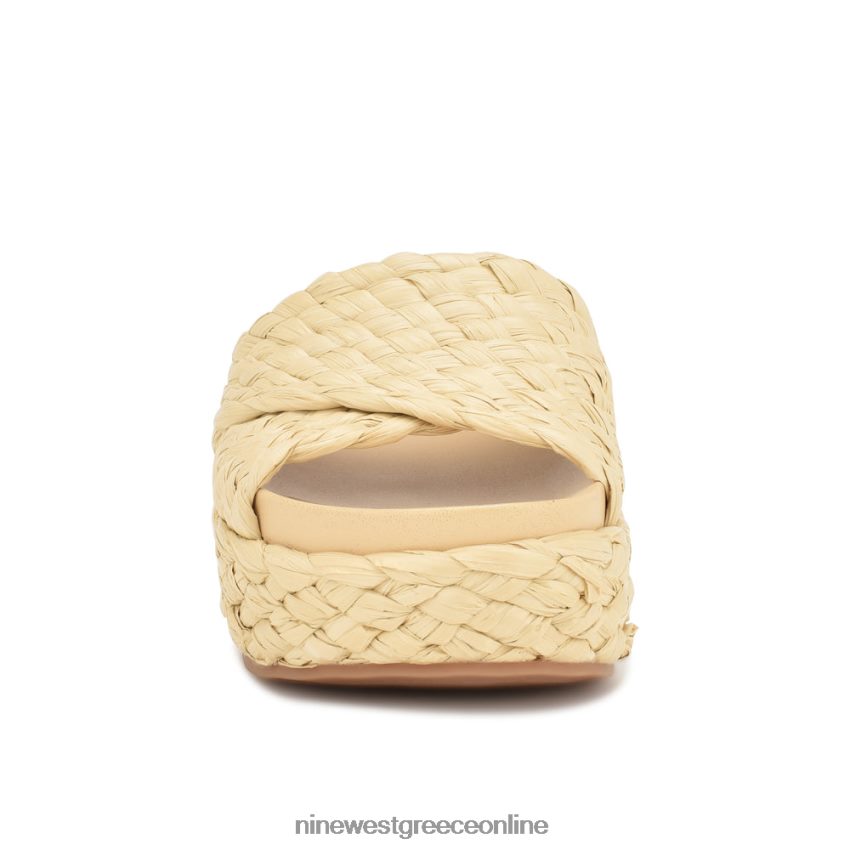 Nine West σανδάλια slide canni espadrille φυσική ράφια 48BFPH647