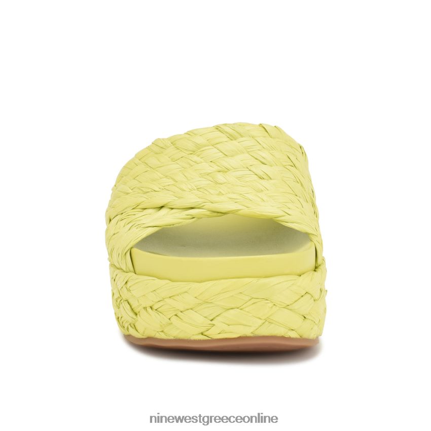 Nine West σανδάλια slide canni espadrille ασβέστη πράσινη ράφια 48BFPH648