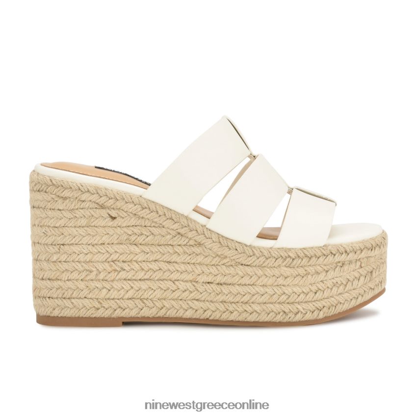 Nine West σανδάλια slide εσπαντρίγιας keran άσπρο 48BFPH670