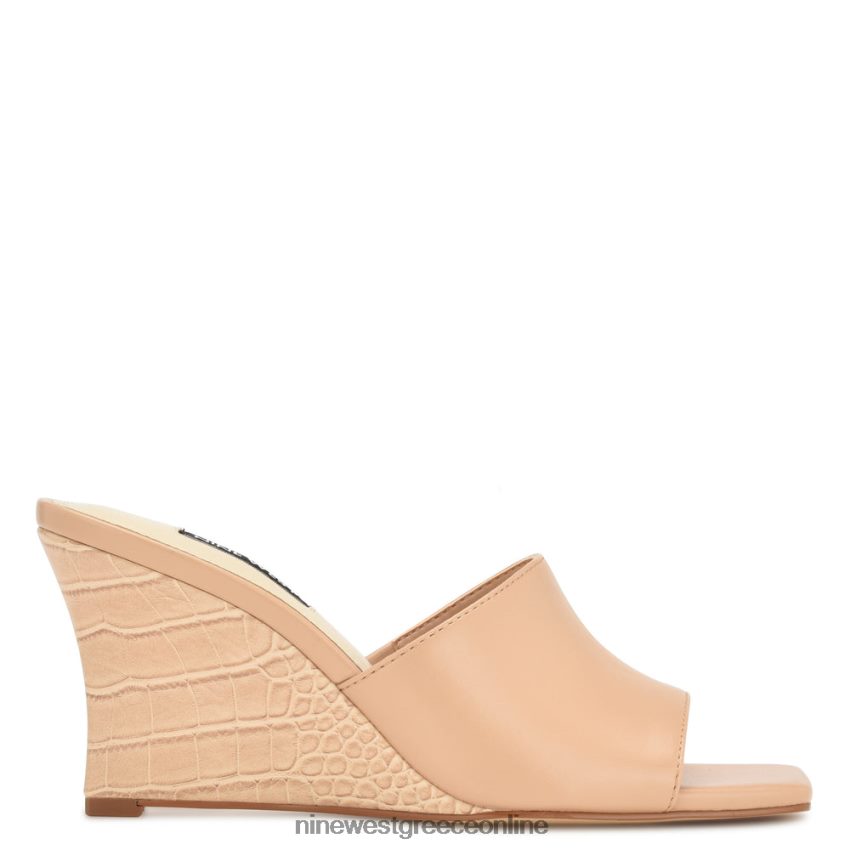 Nine West σανδάλια slide rovah wedge ροζ 48BFPH681