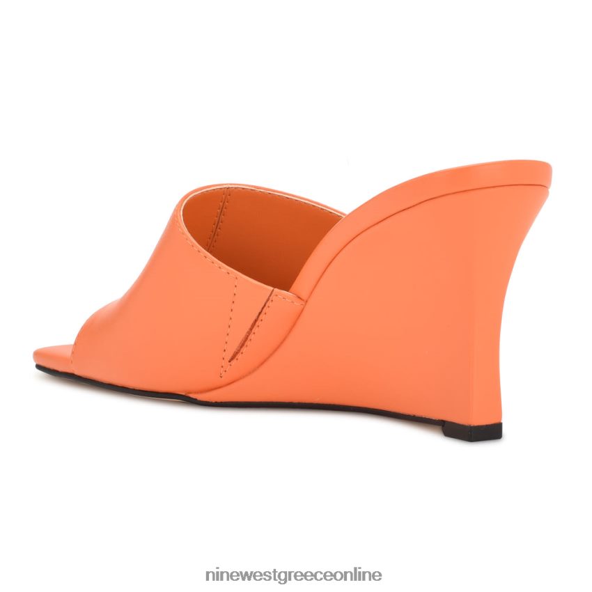 Nine West σανδάλια slide rovah wedge πορτοκάλι 48BFPH682