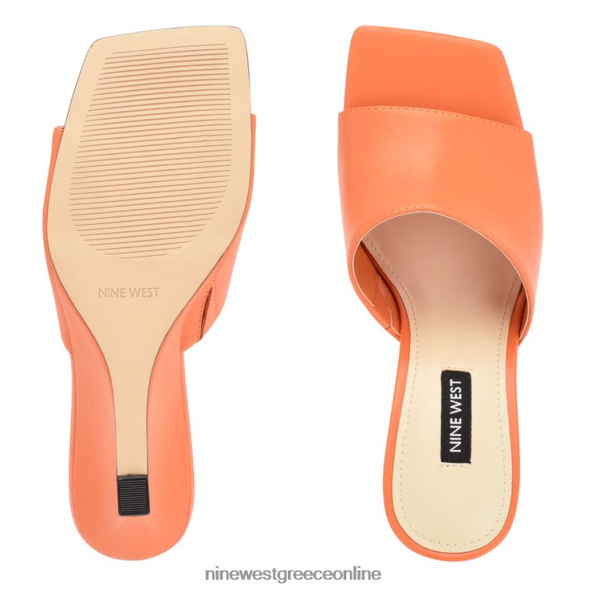 Nine West σανδάλια slide rovah wedge πορτοκάλι 48BFPH682