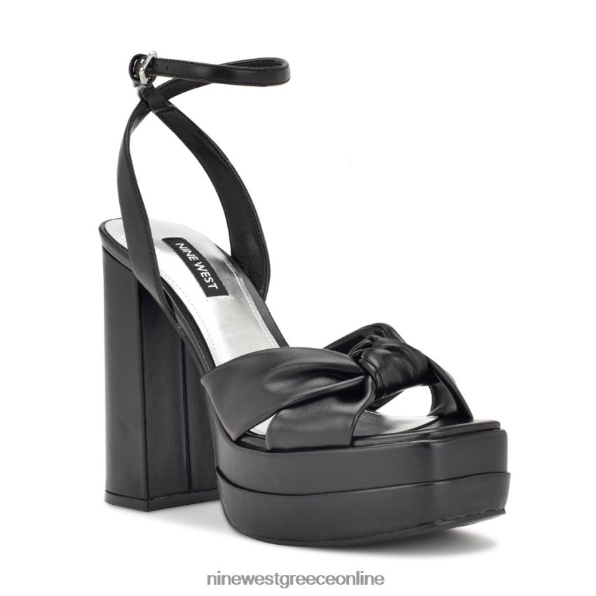 Nine West ζωντανά σανδάλια πλατφόρμας μαύρος 48BFPH354