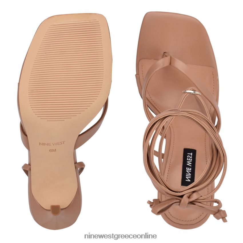 Nine West πέδιλα με τακούνια τεριέ γυμνός 48BFPH584